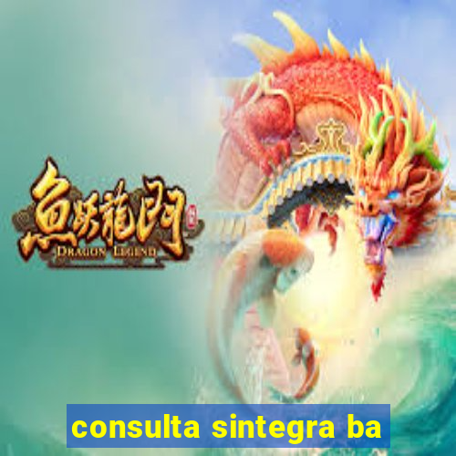 consulta sintegra ba