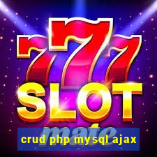 crud php mysql ajax