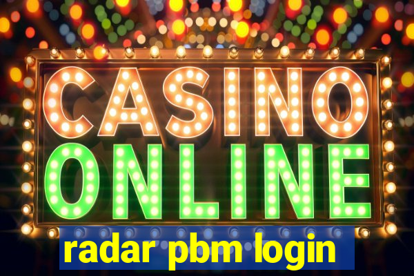 radar pbm login