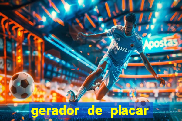 gerador de placar de futebol