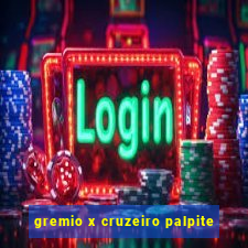 gremio x cruzeiro palpite