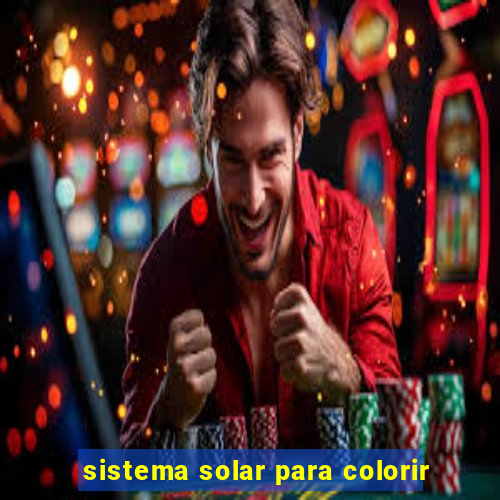 sistema solar para colorir