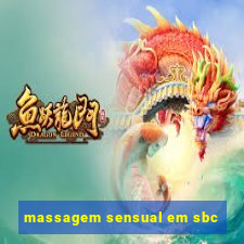 massagem sensual em sbc