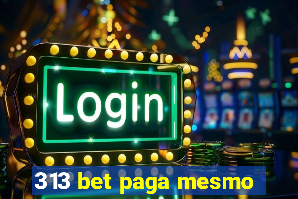 313 bet paga mesmo