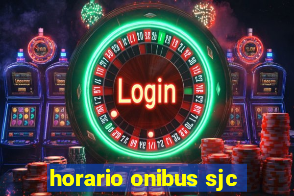 horario onibus sjc