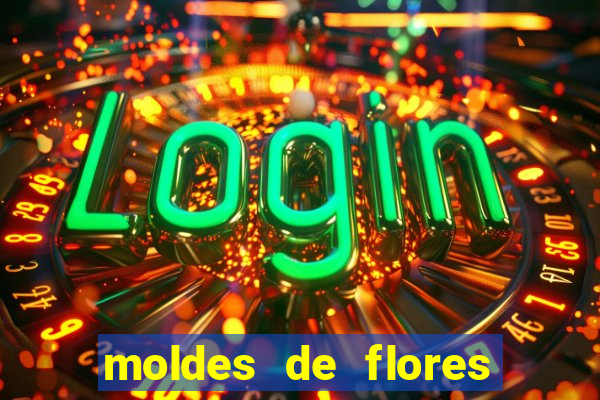 moldes de flores gigantes para imprimir